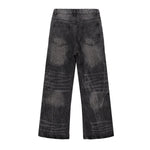 Vintage Whiskered Straight Leg Jeans