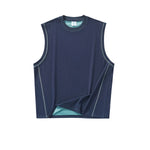 Loose Fit Contrast Muscle Tank 7.8oz