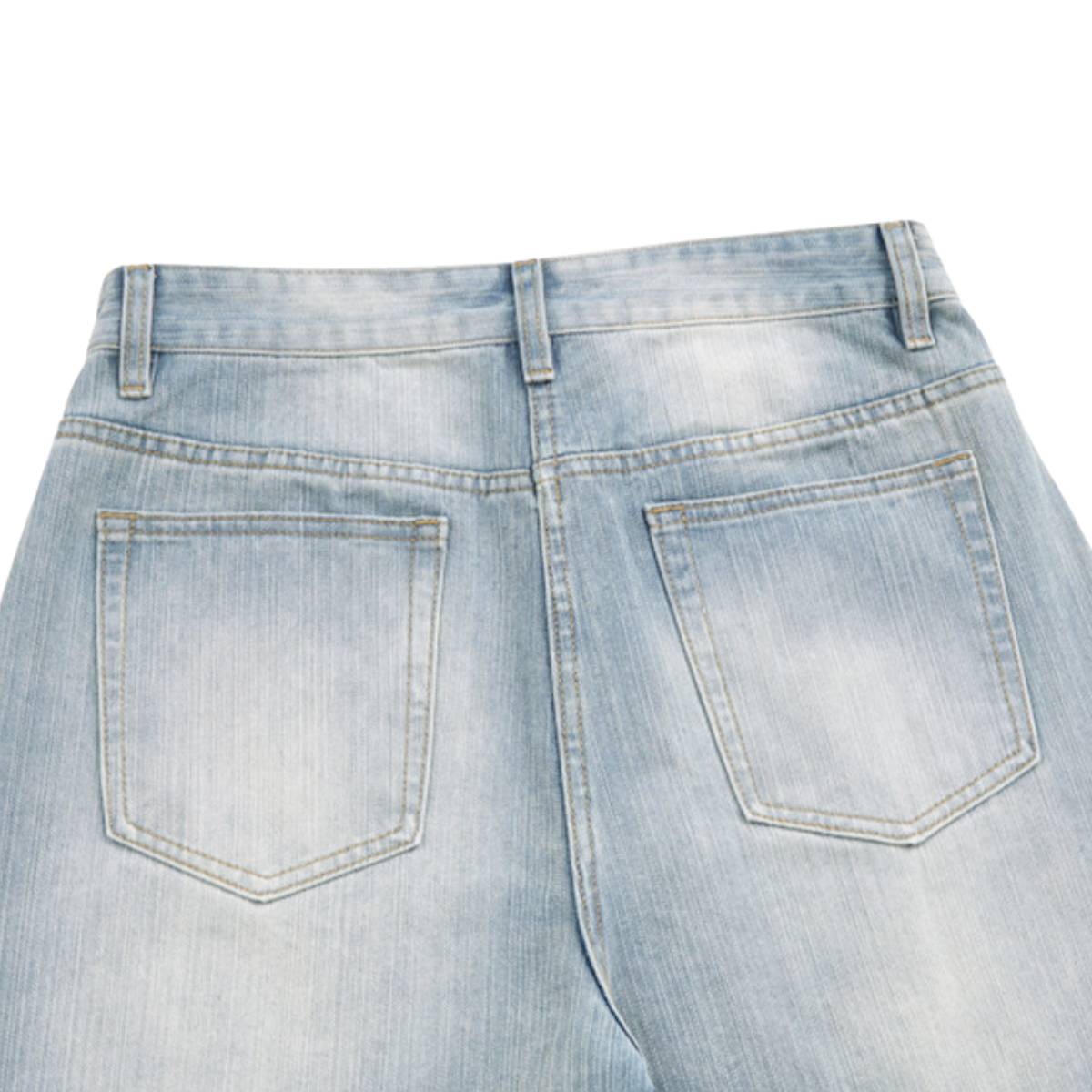Vintage Fade Sculptural Barrel Leg Denim Jeans