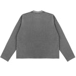 Heavyweight Washed Waffle Cotton Long Sleeve Tee 340G