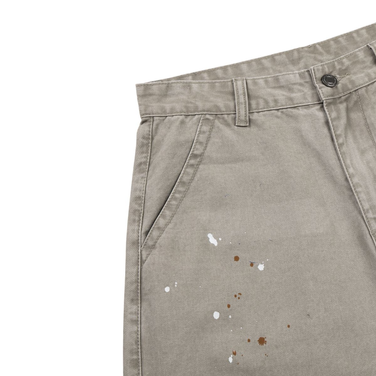 Splash Ink Loose Straight Lumber Pants
