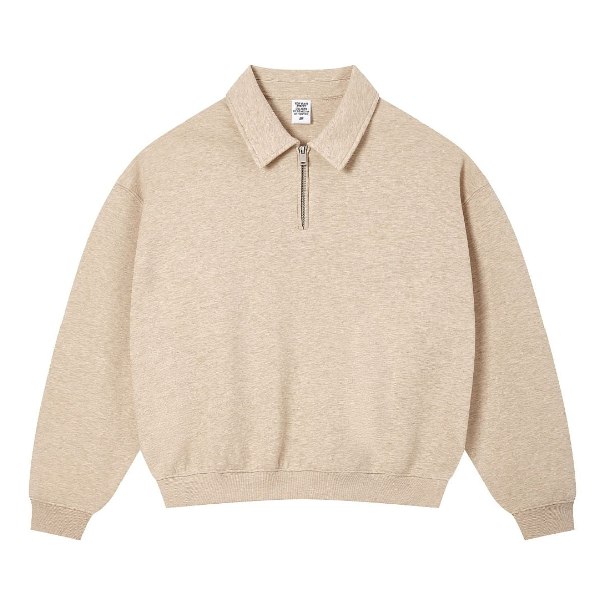 Quiet Luxury Old Money Half Zip Polo Sweatshirt