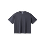 Camiseta destructiva de peso pesado con borde crudo de 10 oz