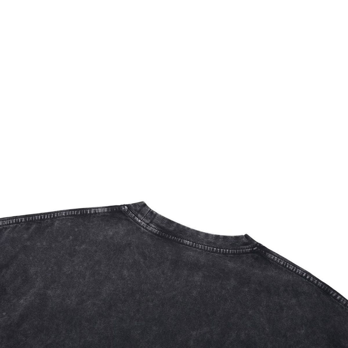 Washed Faded Baggy Cotton Tee 7.5oz