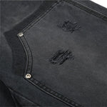 Men's Distressed Punk Cargo Pants â€?Loose Wide-Leg Streetwear