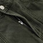 Zip Utility Wide Leg Cargo Pants