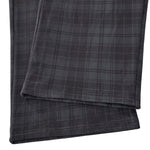 Plaid Straight Wide‑Leg Drapey Casual Pants
