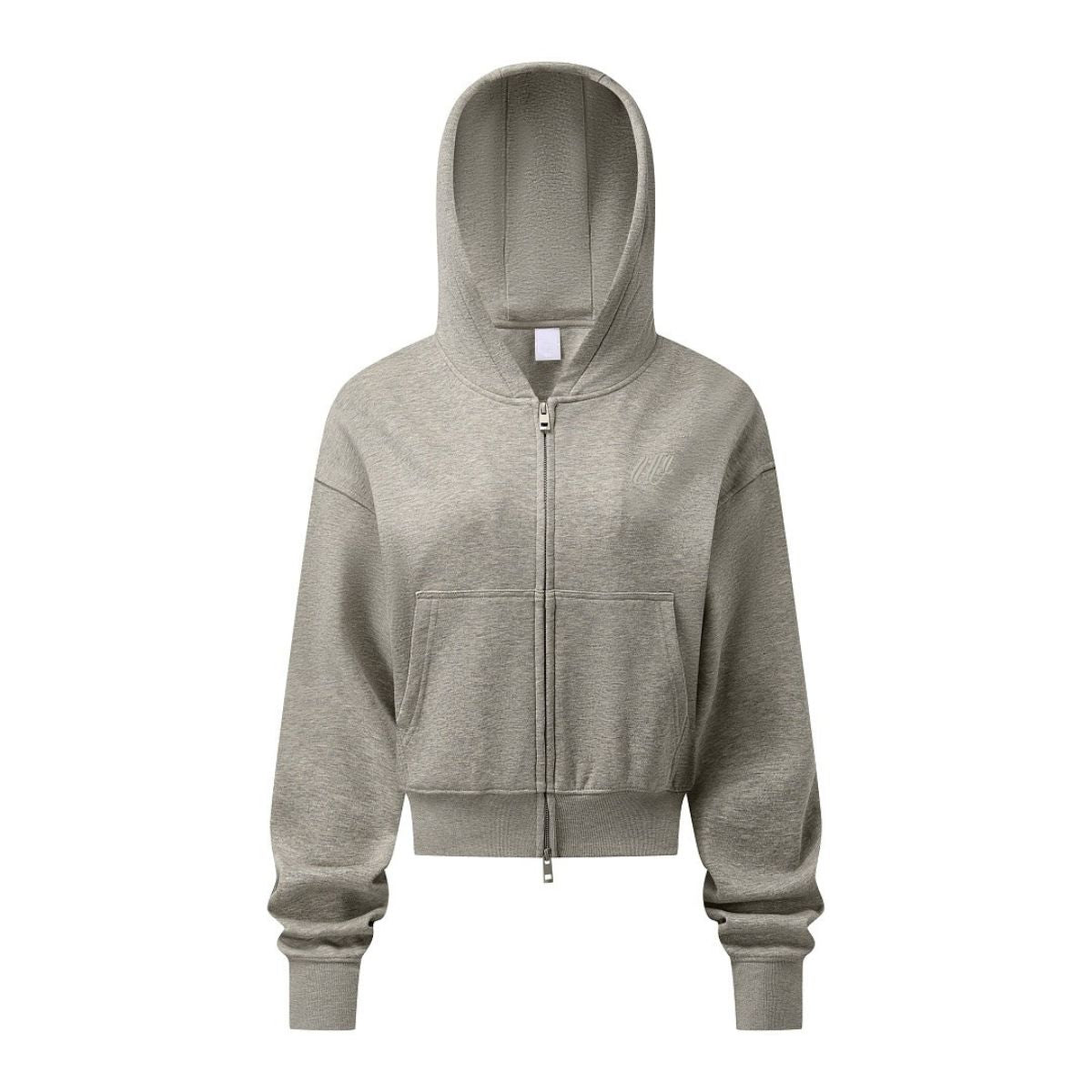 Embroidered Quiet Luxury Old Money Zip‑Up Hoodie