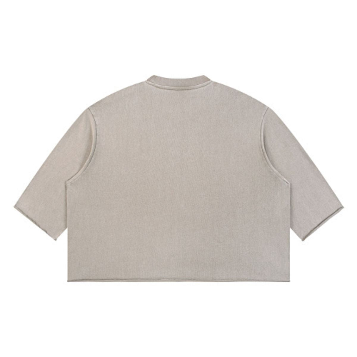 Heavyweight Vintage Wash Relaxed Fit Raw Edge T-Shirt