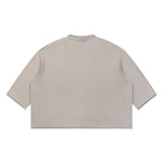 Heavyweight Vintage Wash Relaxed Fit Raw Edge T-Shirt