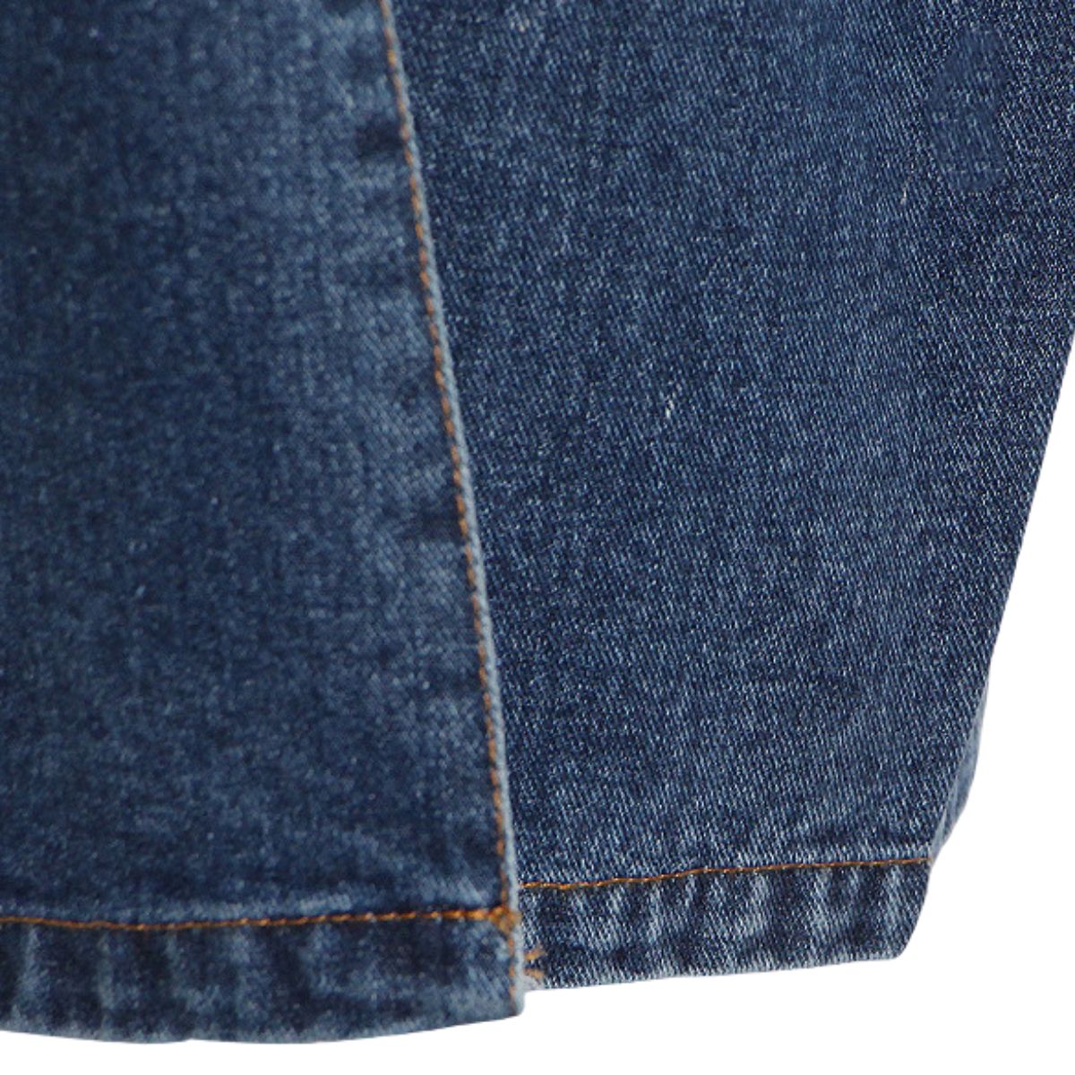 Tapered Front-Slit Denim Midi Skirt