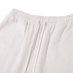 Heavyweight Washed Slit‑Destroyed Curved Wide Leg Pants