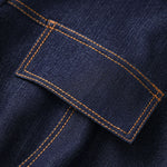 Vestido camisero de mezclilla con cinturón y manga corta hasta la rodilla