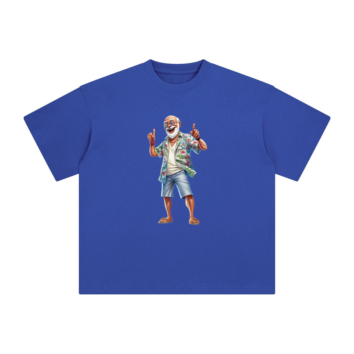 Summer Grandpa Graphic Tee-INNBLAC Fashion Apparel