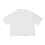Washed Boxy Raw Hem Tee