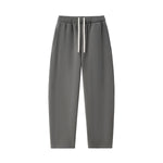Old‑Money Thick Warm Drawstring Scimitar Wide‑Leg Pants