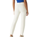 High Waisted Pull-On Straight Leg Jeans