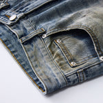 Muddy Washed Bootcut Jeans-INNBLAC Fashion Apparel