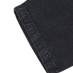 Solid Embroidered Relaxed Straight Leg Jeans
