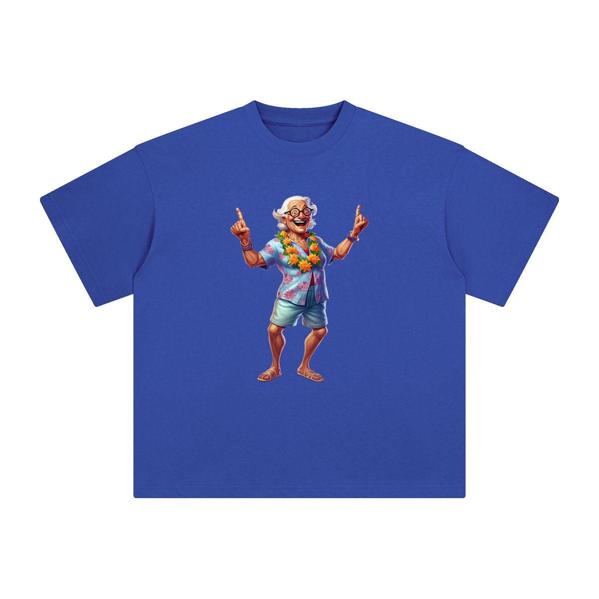 Summer Grandpa Graphic Tee-INNBLAC Fashion Apparel