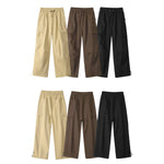 Multi-Pocket Utility Relaxed Workwear Pants