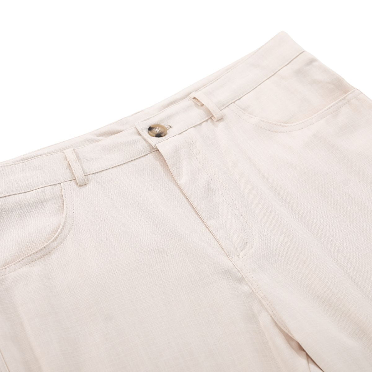 Old Money Lyocell Blend Slim Flare Trousers