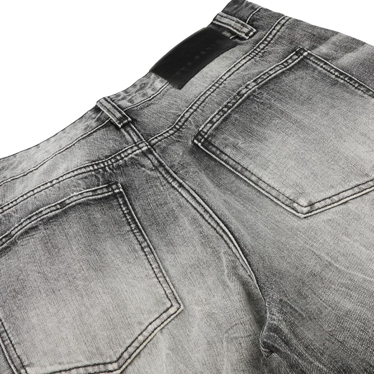 Vintage Washed Straight Leg Jeans