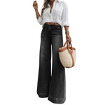 Women's High Waist Wide Leg Denim Jeans