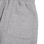 Color‑Contrast Webbing Fleece‑Lined Loose Jogger Pants