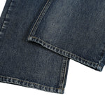 Blue Washed Baggy Cat Whisker Jeans