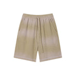 Retro Bleached Ombre Streetwear Loose Fit Bermuda Shorts