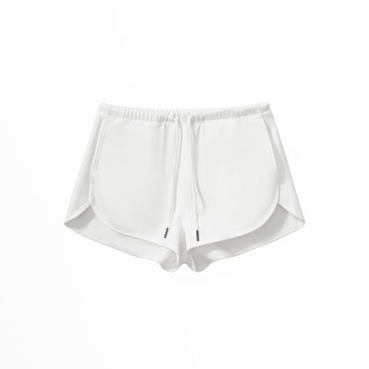 Drawstring Waist Terry Sport Shorts