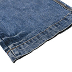 Men's Punk Washed Loose Straight Denim Pants Vintage Casual