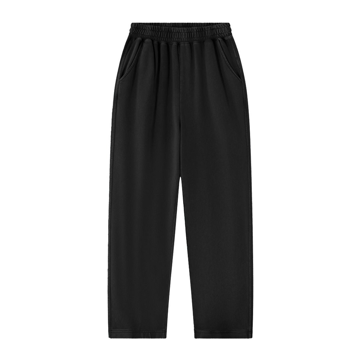 Loose Draped Wide‑Leg Washed Distressed Casual Pants