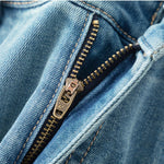 Risen Jeans Straight-Leg Washed Ankle Jeans