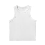 Stone Wash Slim Fit Crop Tank 9.6oz