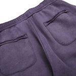 Vintage Washed Distressed Gradient‑Purple Relaxed Wide‑Leg Trousers