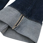 Indigo Cuffable Hem Baggy Jeans