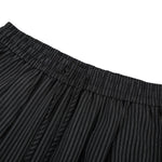 Vintage Striped Wide Leg Suit Trousers