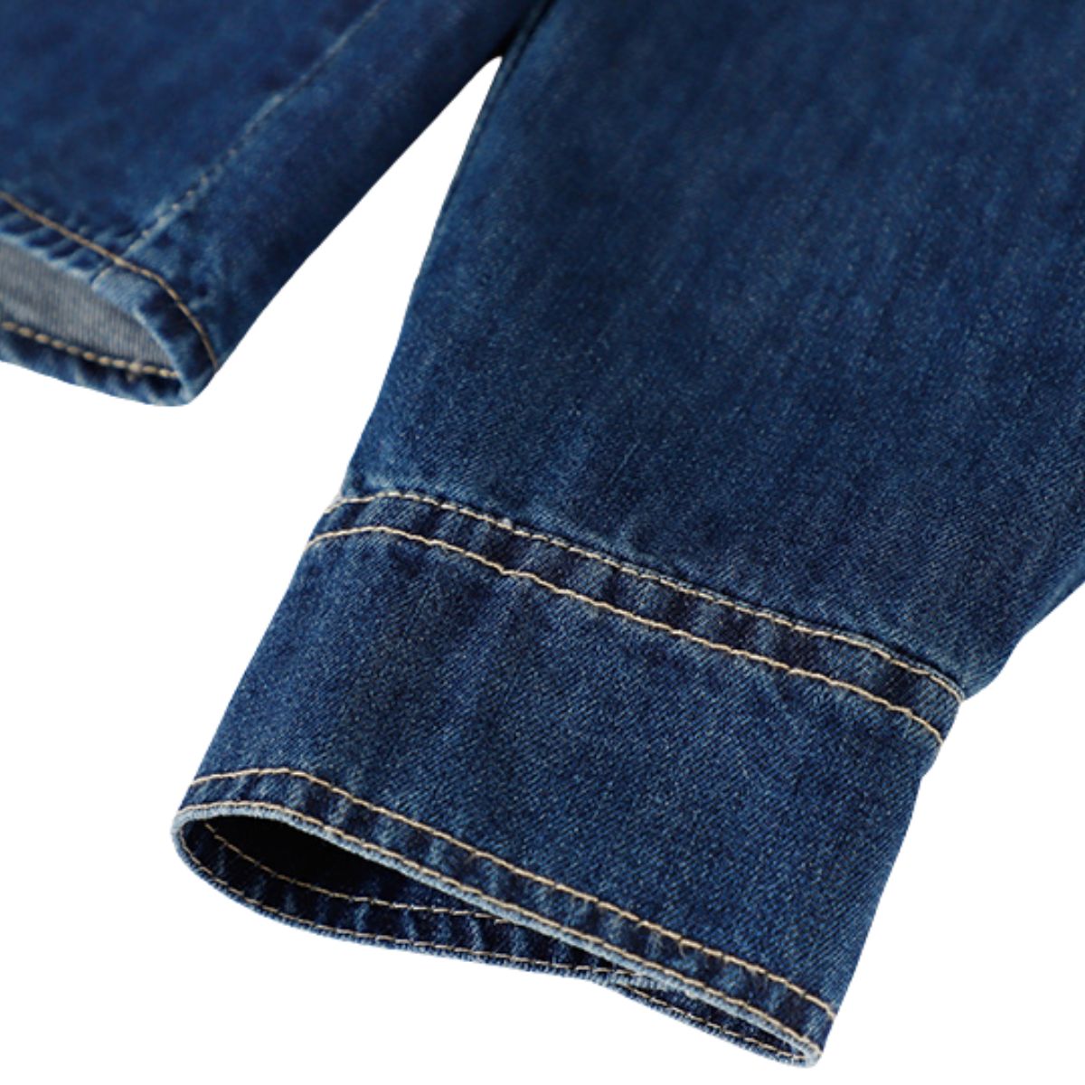 Vestido midi vaquero sin mangas con botones y aberturas en la parte delantera