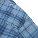 Heavyweight Distressed Plaid Box Polo Shirt 7.0oz