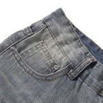 Vintage Slub Denim Barrel Leg Jeans
