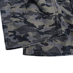 Camo Utility High Waist Loose Fit Bermuda Shorts