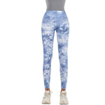 High-Waist Tie-Dye Knit Jeggings