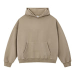 Vintage 370G Brushed Cotton Snow‑Washed Boxy Drop‑Shoulder Hoodie