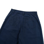 Straight‑Leg Casual Pants With Sword Embroidery