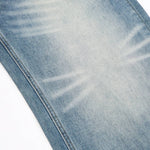 High Street Gradient Washed Whiskered Wide Leg Denim Jeans