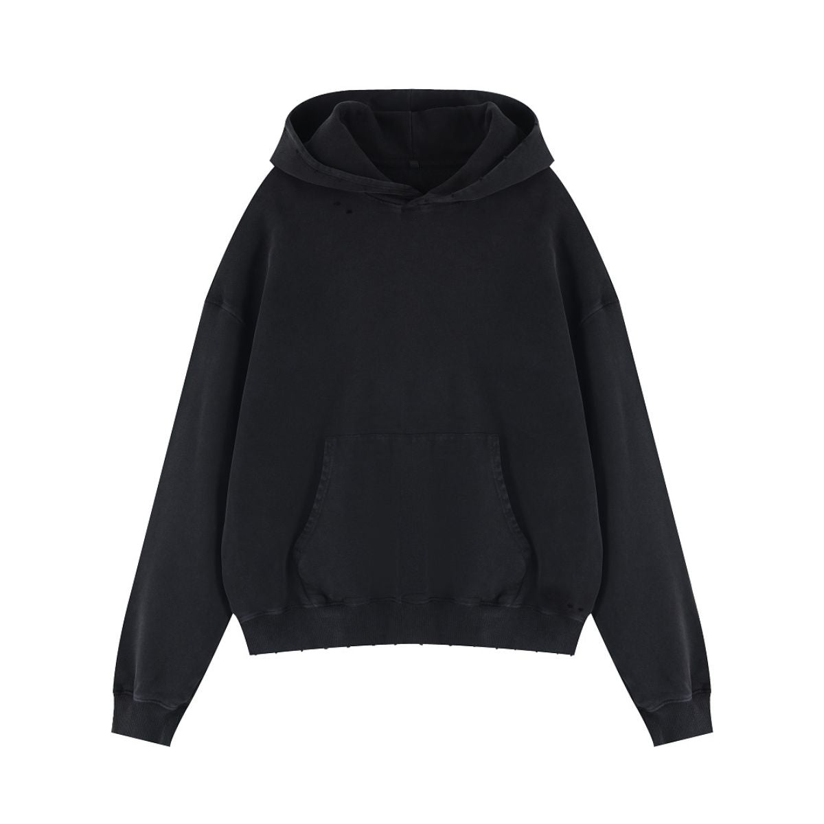 Women's Heavyweight Snow Wash Cropped Long Sleeve Hoodie