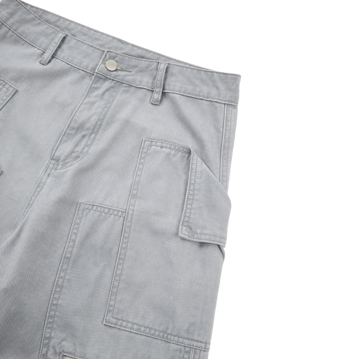 Multi-Pocket Baggy Utility with Zipper Detail Cargo Pants
