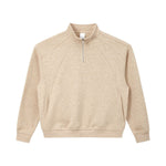 Relaxed Drop‑Shoulder Half‑Zip Sweatshirt